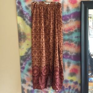 Size L, Forever 21 Bohemian Maxi Skirt